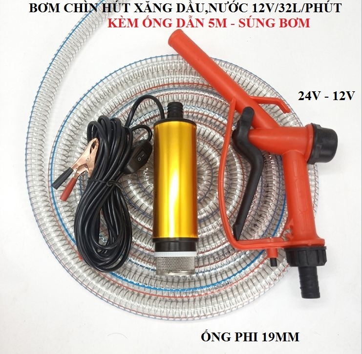Bơm chìm 12V/24V công suất 80W