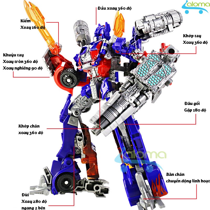 ROBOT BIẾN HÌNH ÔTÔ TRANSFORMER CAO 20CM