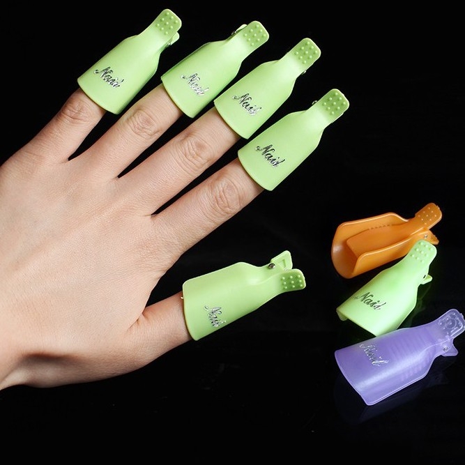 Set 5 cái kẹp ủ móng tháo gel - byh103