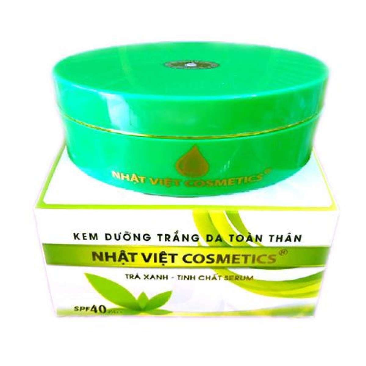 [HCM]Kem Trà Xanh Làm Trắng Da Toàn Thân Chống Nắng SPF 40 PA +++ (180g)