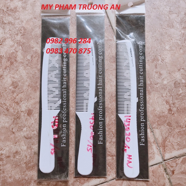Lược cắt tóc nam thiết kế cong răng để cắt form termax 719