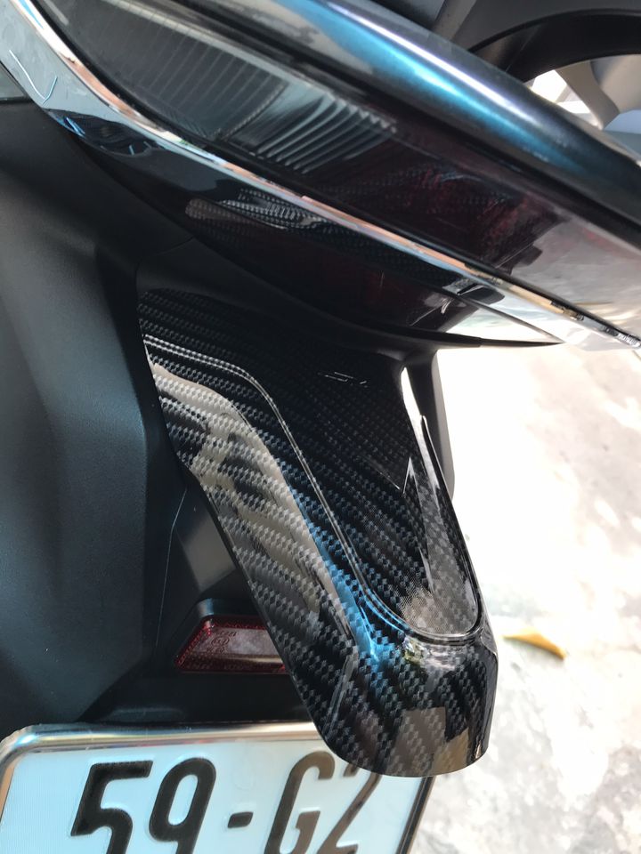 [HCM]ỐP CÓC ĐÈN SH 150 (2020) SƠN CARBON