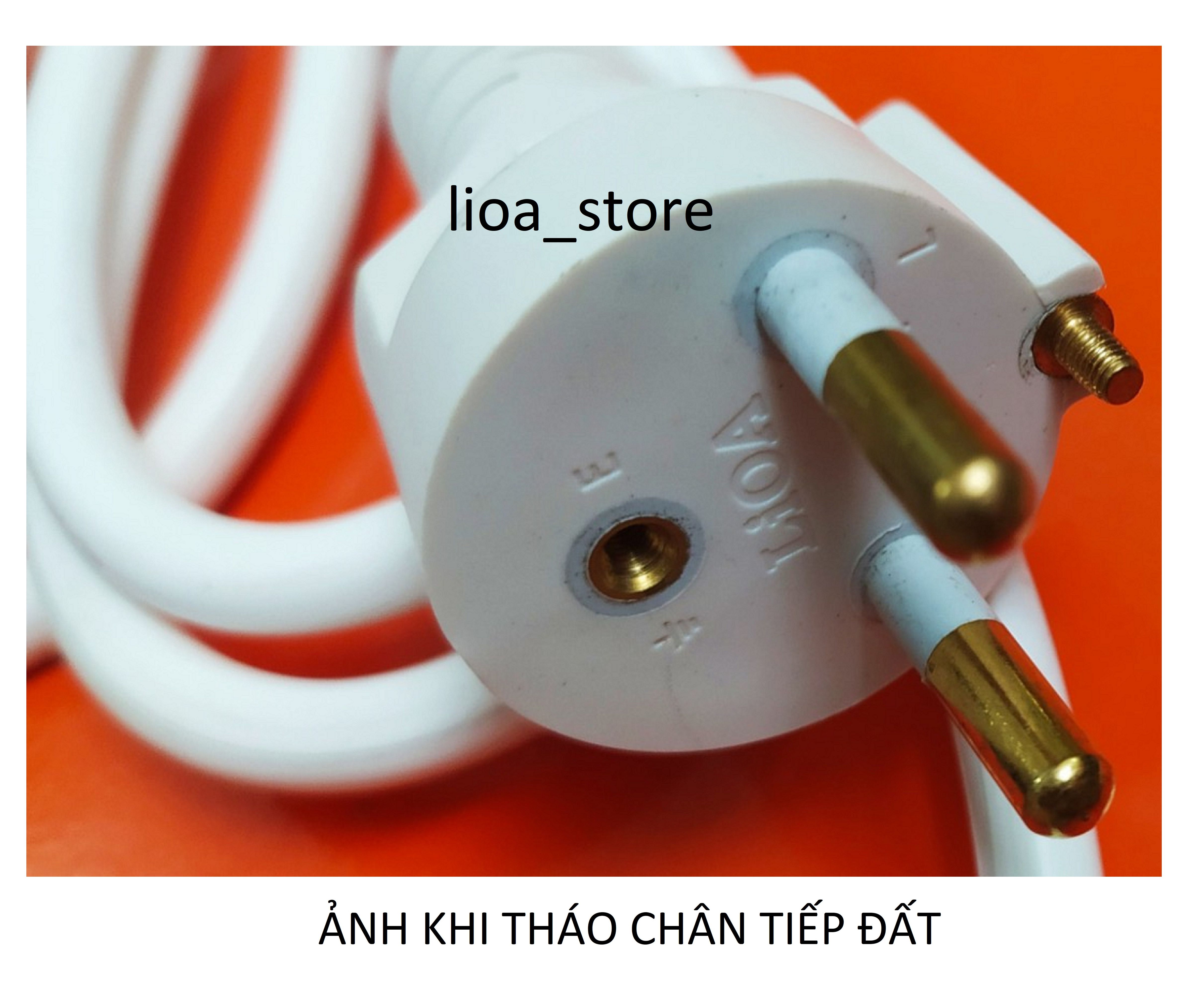 Ổ CẮM 3ĐA NĂNG LiOA -10A CÓ DÂY TIẾP ĐẤT - LOẠI MỚI.