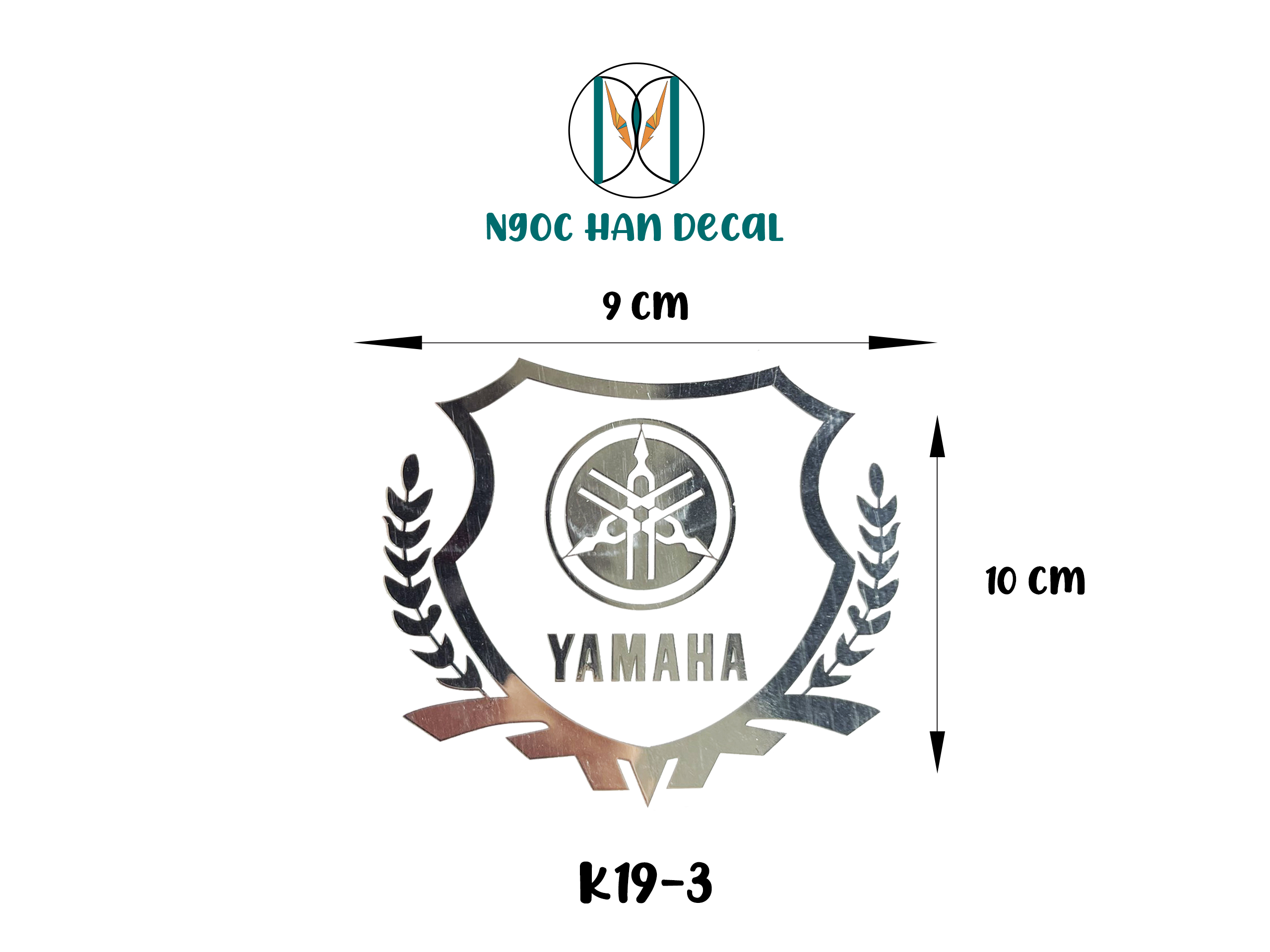 Tem Nổi Logo Yamaha Siêu Đẹp