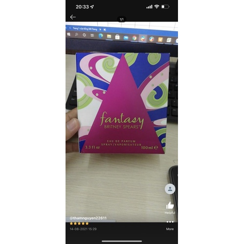 Nước hoa nữ Fantasy Britney Spears EDP 100ml