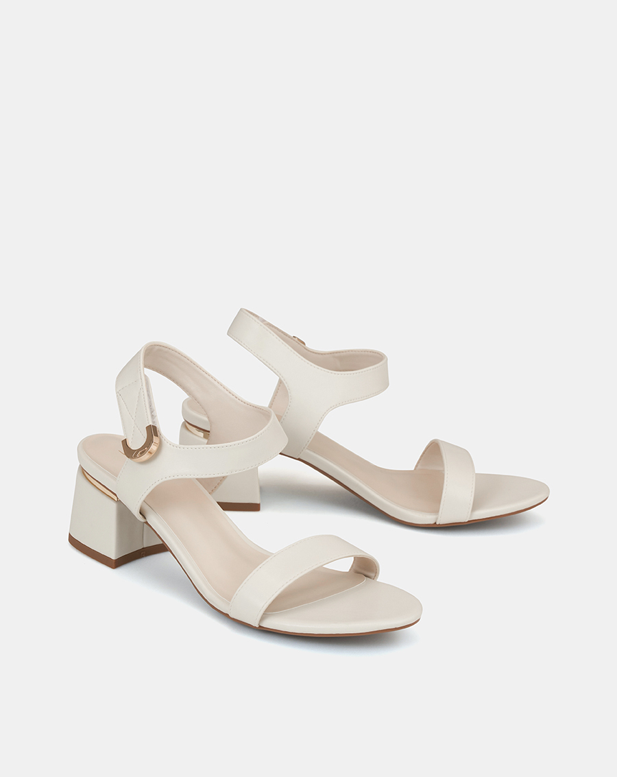 Giày sandal nữ 5cm thời trang juno quai ngang hậu xé dán sd05099