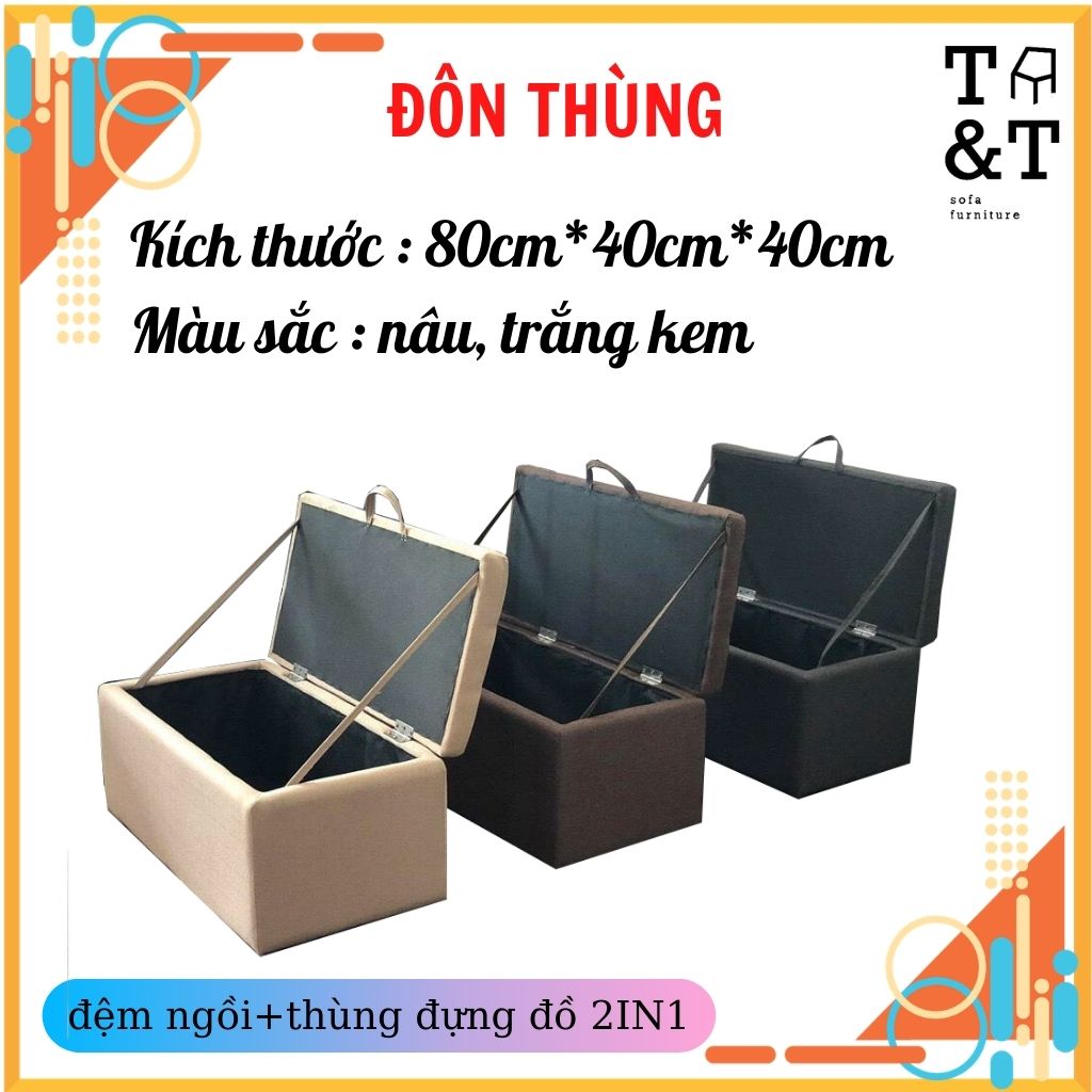 #DV007 - đôn thùng - đôn sofa – ghế đôn - ghế đôn sofa -