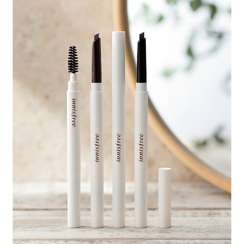 Chì Kẻ Chân Mày Innisfree Auto Eyebrow Pencil, Chì kẻ mày 2 đầu