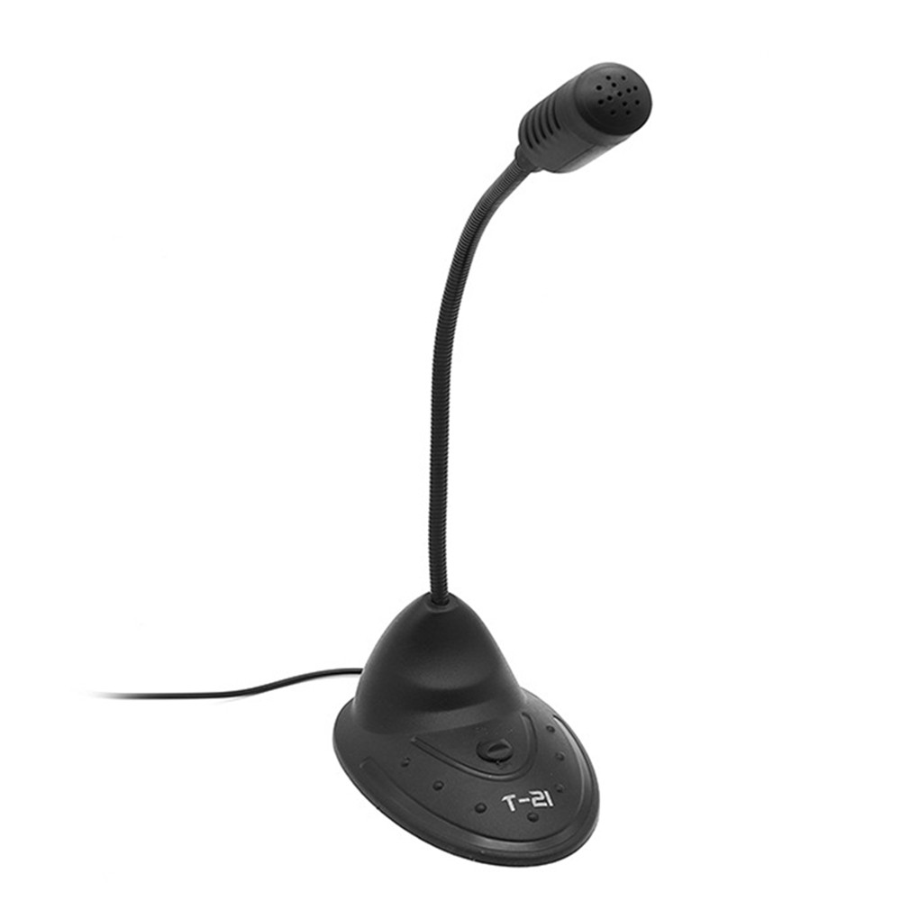 Mic chat voice, micro thu âm vi tính, micro có chân để bàn T-21