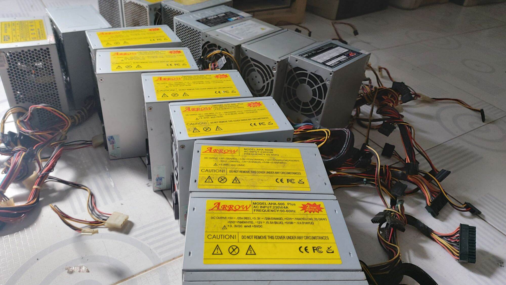 Bộ nguồn máy tính Arrow AHA 500 hàng tháo máy zin và nhiều hãng khác giao