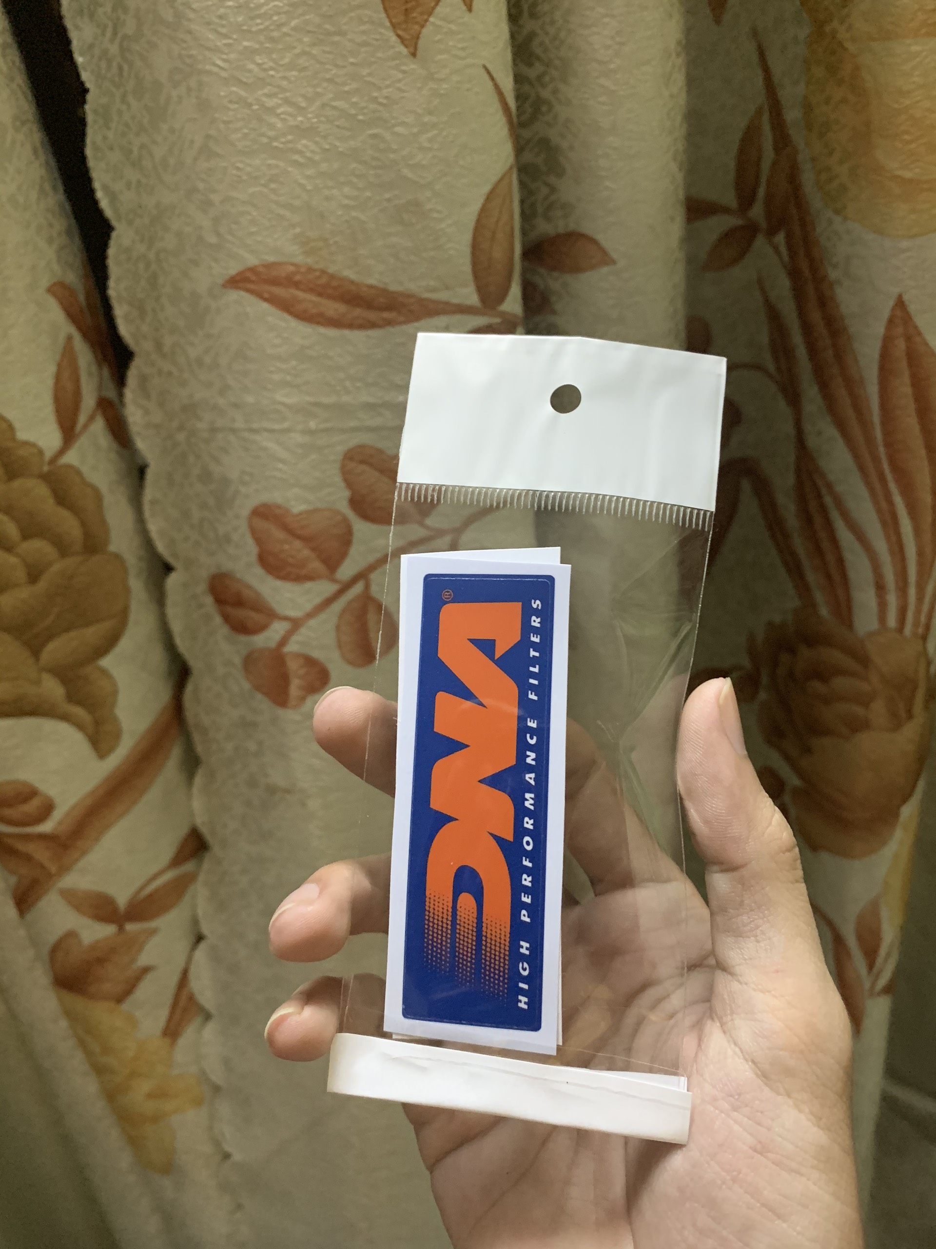 Tem con dán xe stickers DNA bịch có 2 con tem
