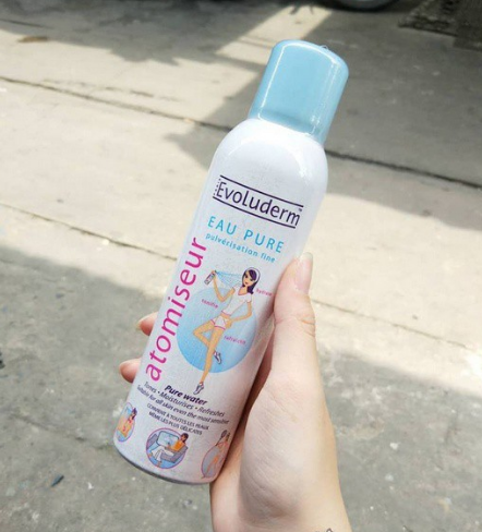[Hoàn tiền 20%] Xịt Khoáng Cung Cấp Nước Evoluderm Atomiseur Eau Pure Water