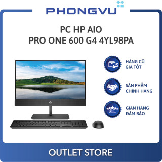 PC HP AIO ProOne 600 G4 i5 8500T 4GB 1TB Win 21.5 FHD Touch 4YL98PA - PC cũ thumbnail