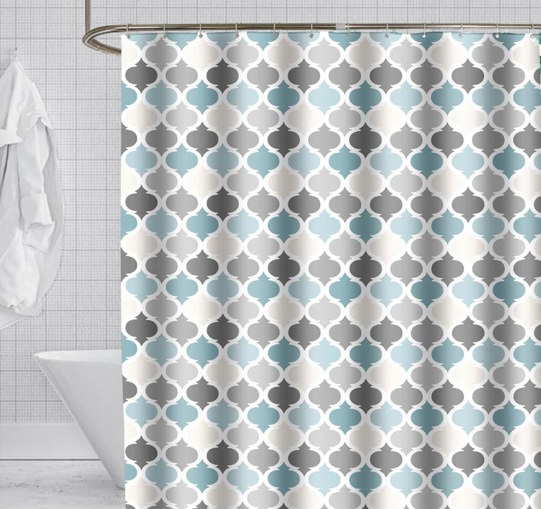 Rèm Nhà Tắm (1m5 x 2m), Không Thấm Nước Vải Polyester