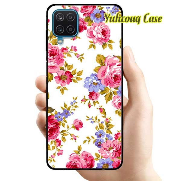 Ốp lưng dành cho samsung galaxy a12 - nền hoa 70