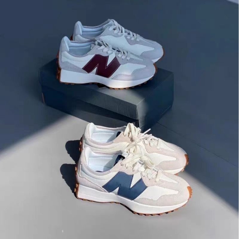 Giày Sneaker Thể Thao New Balance NB 327 (Xanh Đen Fullbox)