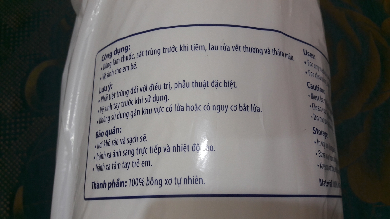 BÔNG CÂN BẠCH TUYẾT