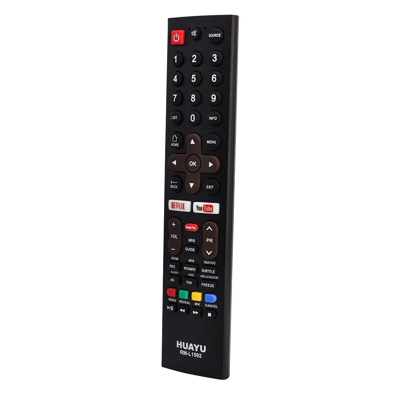 Remote điều khiển tivi COOCAA smart RM-L1592 (Đen - Dùng cho tất cả các dong COOCAA) [Cam kết chất lượng, BH 6 tháng]