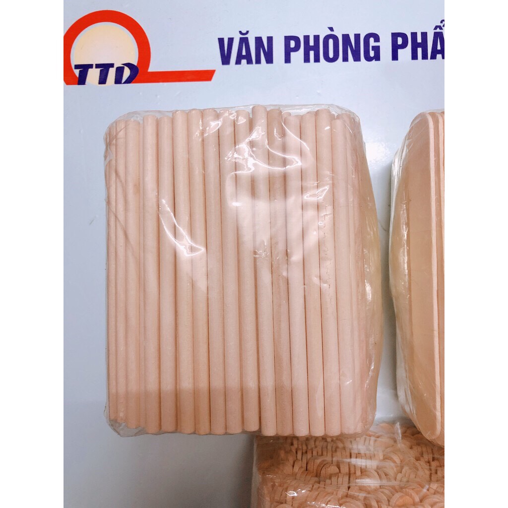 Que Kem Gỗ, Que Gỗ Làm Handmade - Gói 500g