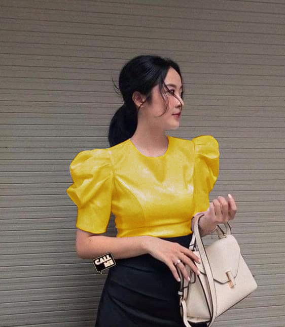 [HCM]ÁO CỔ TRÒN XẾP LY TAY LYLY