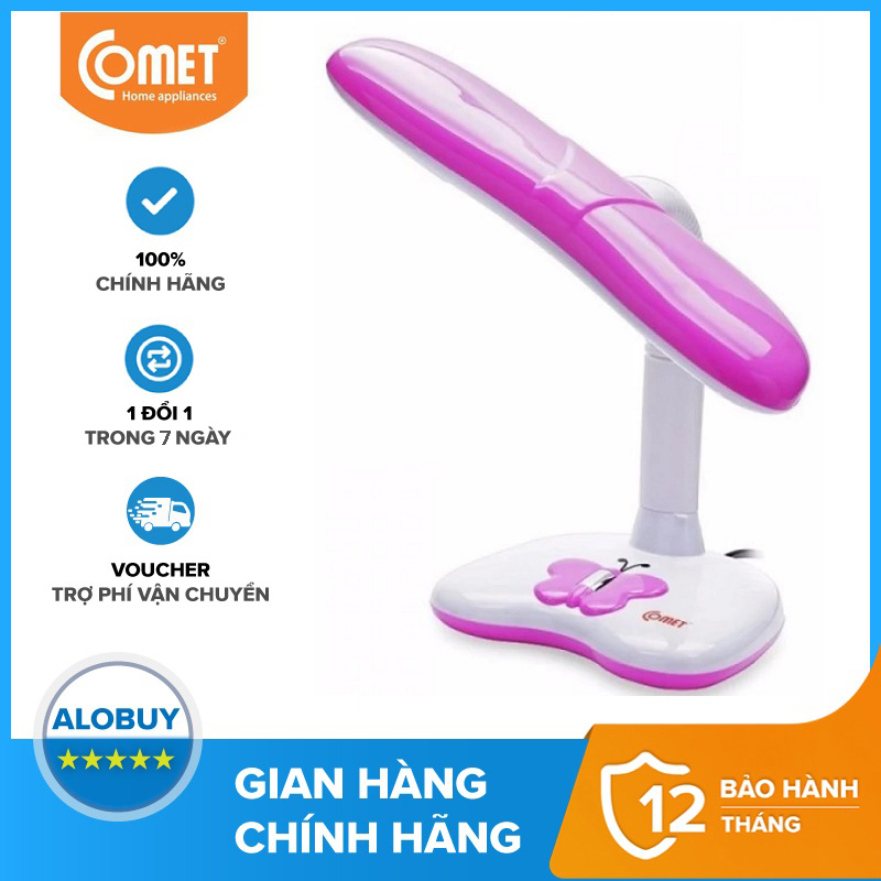 Đèn bàn học chống cận Comet CTE764 (Trắng Hồng)