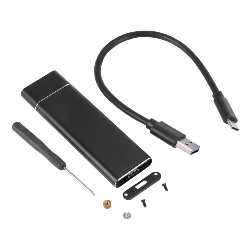 USB 3.1 to M.2 NGFF SSD Mobile Hard Disk Box Adapter Card External Enclosure Case for m2 SATA SSD USB 3.1 2230/2242/2260/2280