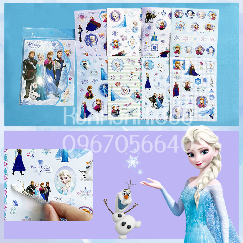 Sticker Disney bản to trang trí cho bé