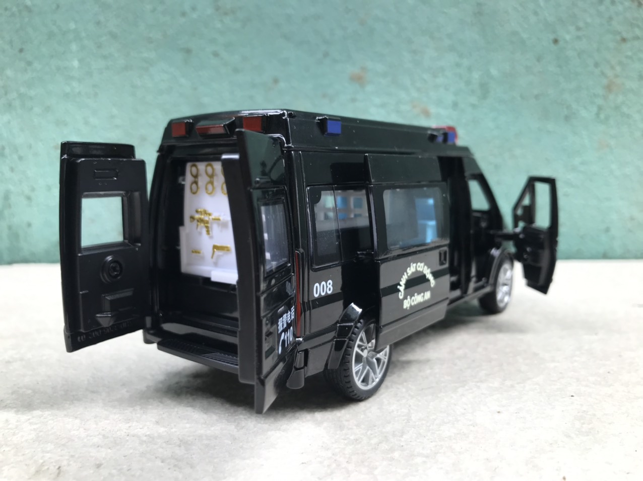 [HCM]Mô hình xe Police 110 1:32