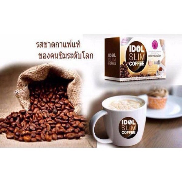 [Sale hủy diệt] Cà Phê Giảm Cân Idol Slim Coffee Thái Lan (Hộp 10 Gói) giá rẻ