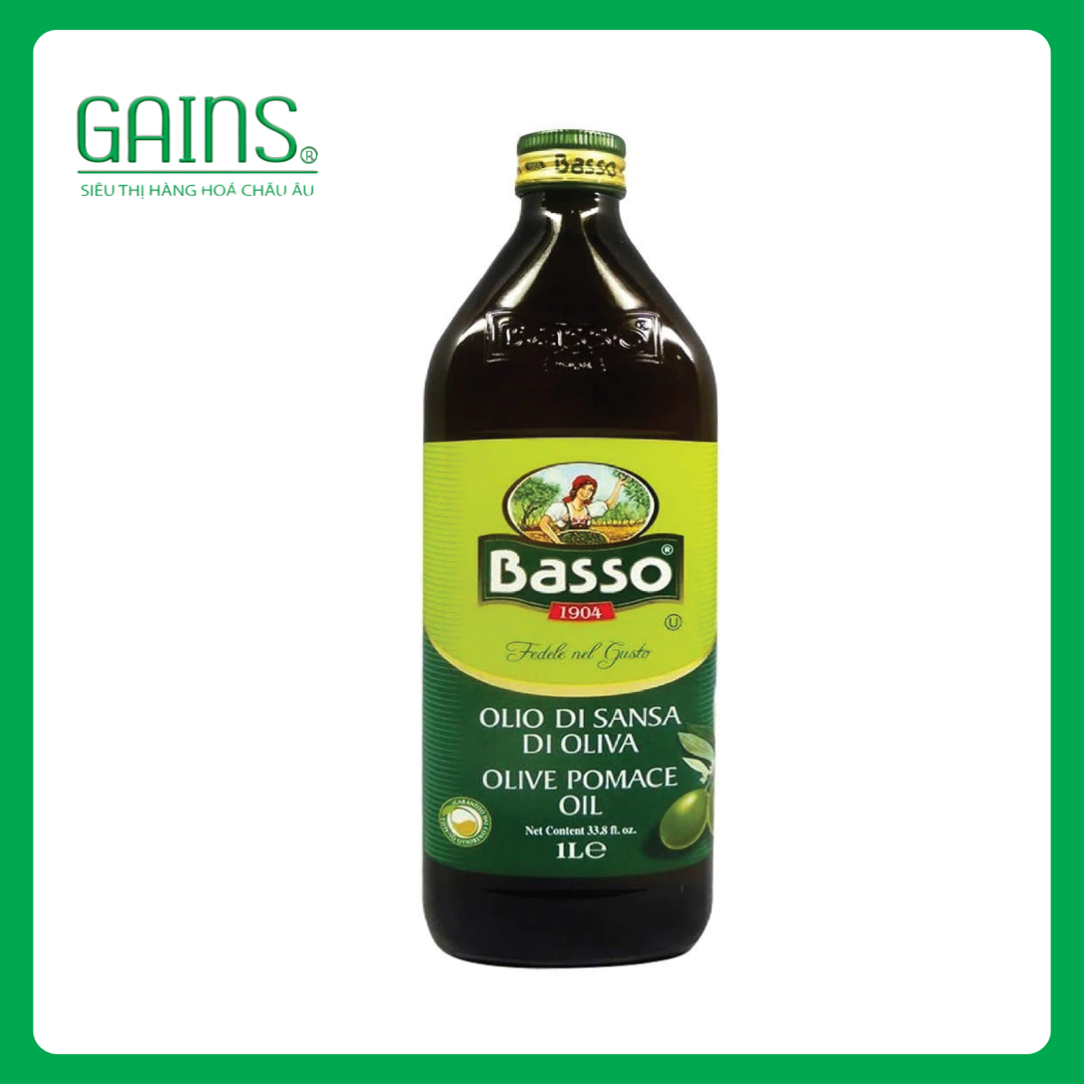 Dầu Olive Pomace Basso 1L Italia - date 18/2/2027