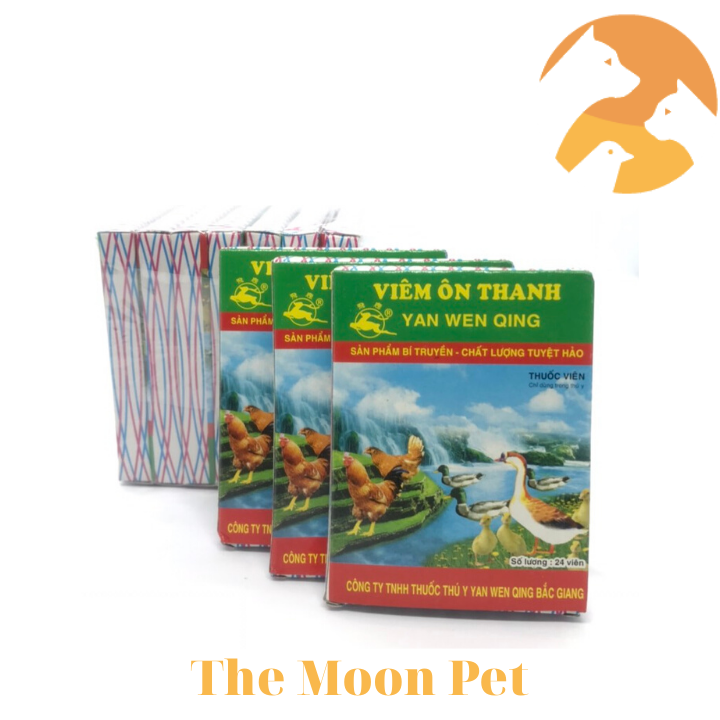 COMBO 25 VĨ VIÊM ÔN THANH - THUỐC DÙNG CHO GÀ ĐÁ, CHIM CẢNH