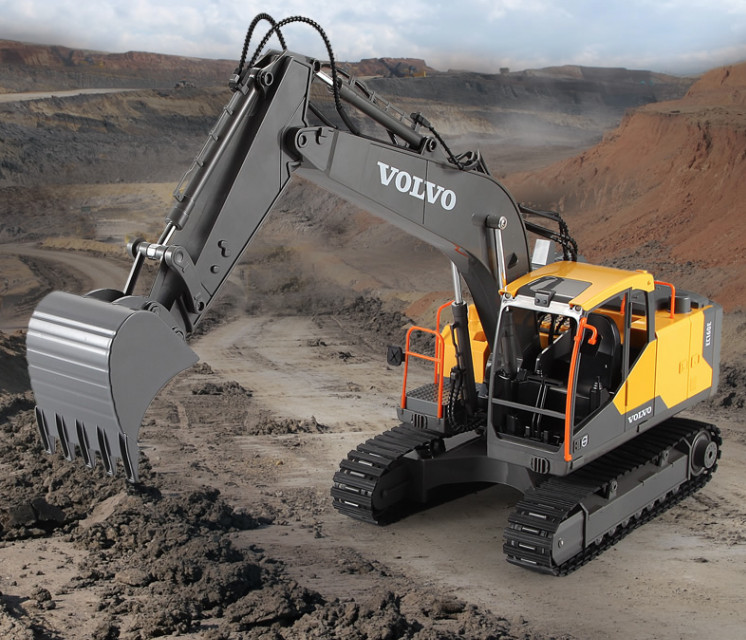 Xe xúc điều khiển từ xa 3 trong 1 Double Eagle Volvo E568-001