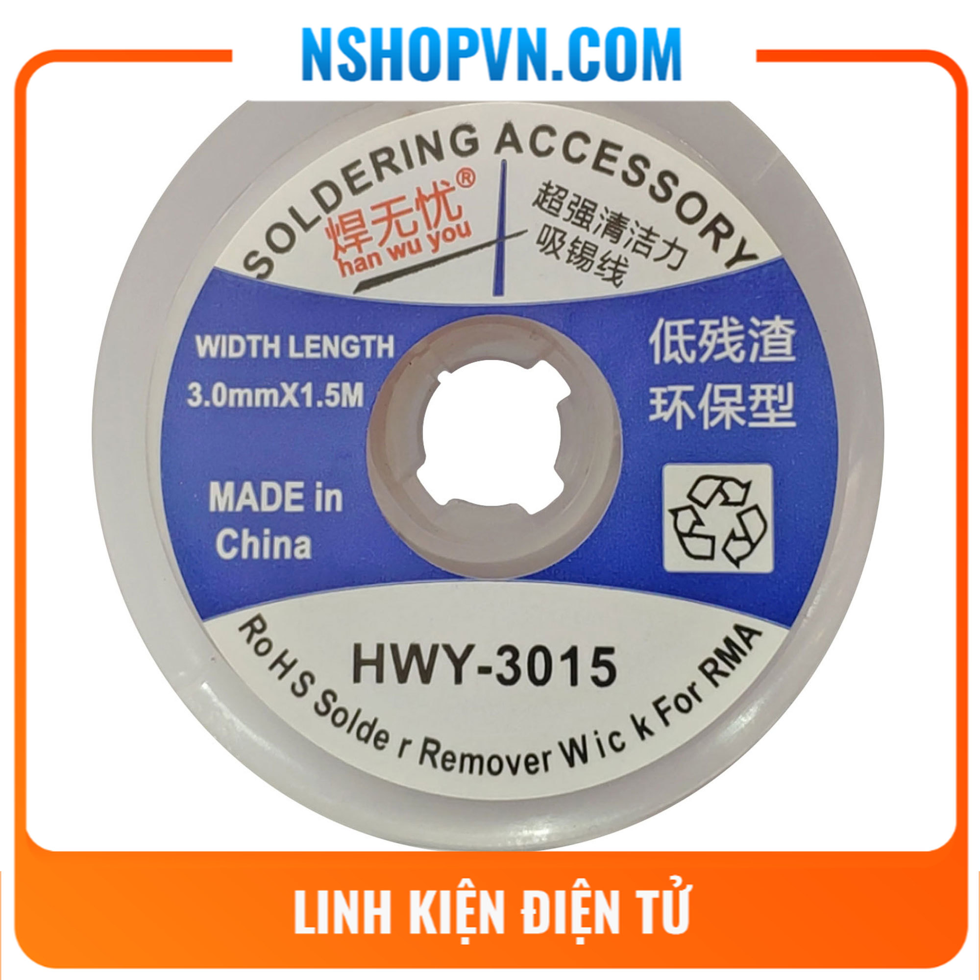 Dây hút thiếc 3mm