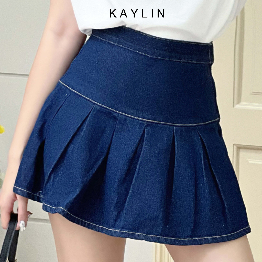 Chân váy jean xoè phong cách KAYLIN - N1999