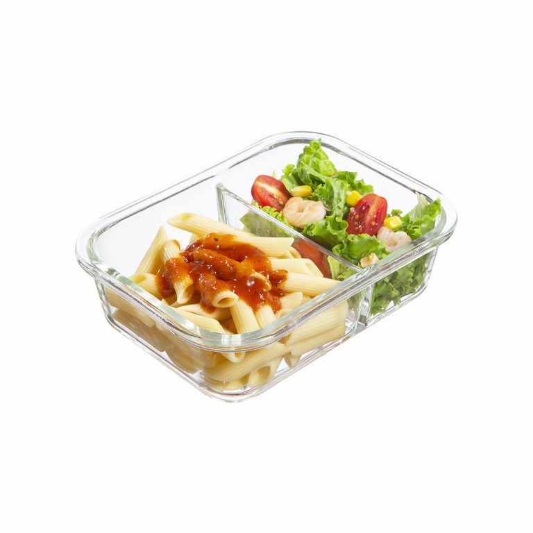 Hộp thủy tinh chữ nhật Nikko 1040 ml (2 ngăn và 3 ngăn)
