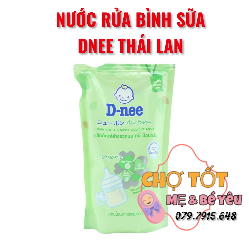 Nước Rửa Bình Sữa Dnee, Nước Rửa Bình Sữa Cho Bé Thái Lan 500ml (vệ sinh bình sữa, rửa rau củ quả)
