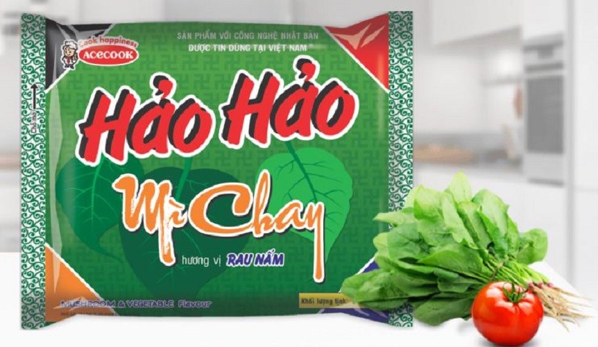 Thùng 30 gói Mì Hảo Hảo chay Rau nấm