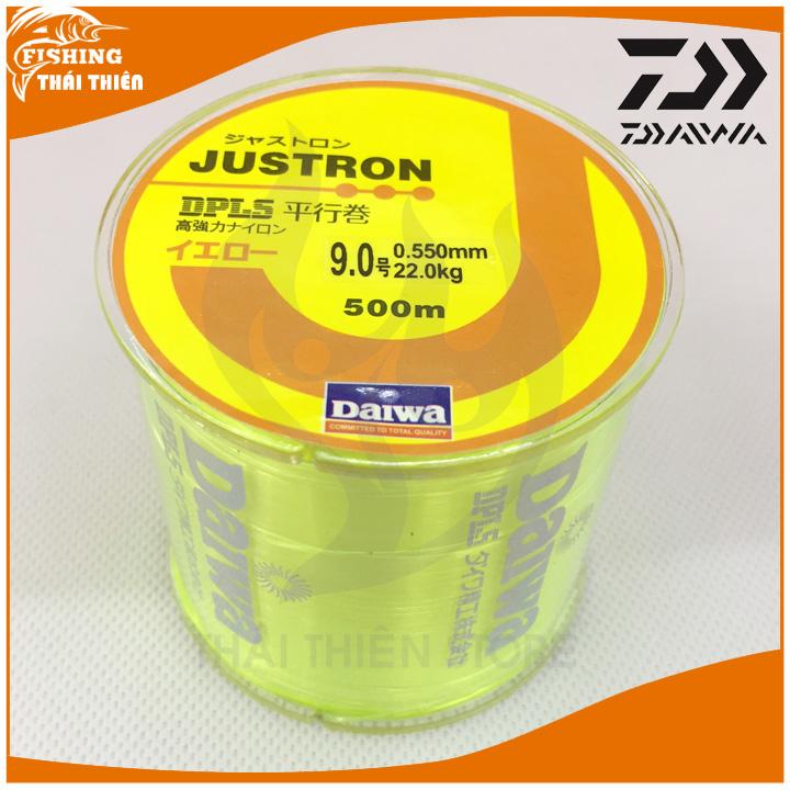 [HCM]Dây cước câu cá Justron vàng (Cuộn đủ 500m)