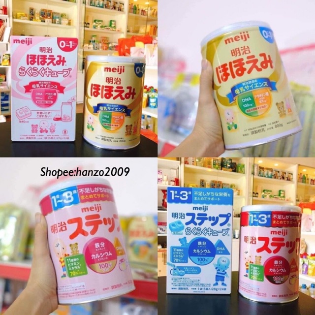 Sữa Meiji 800g nội địa Nhật, số 0-1/1-3