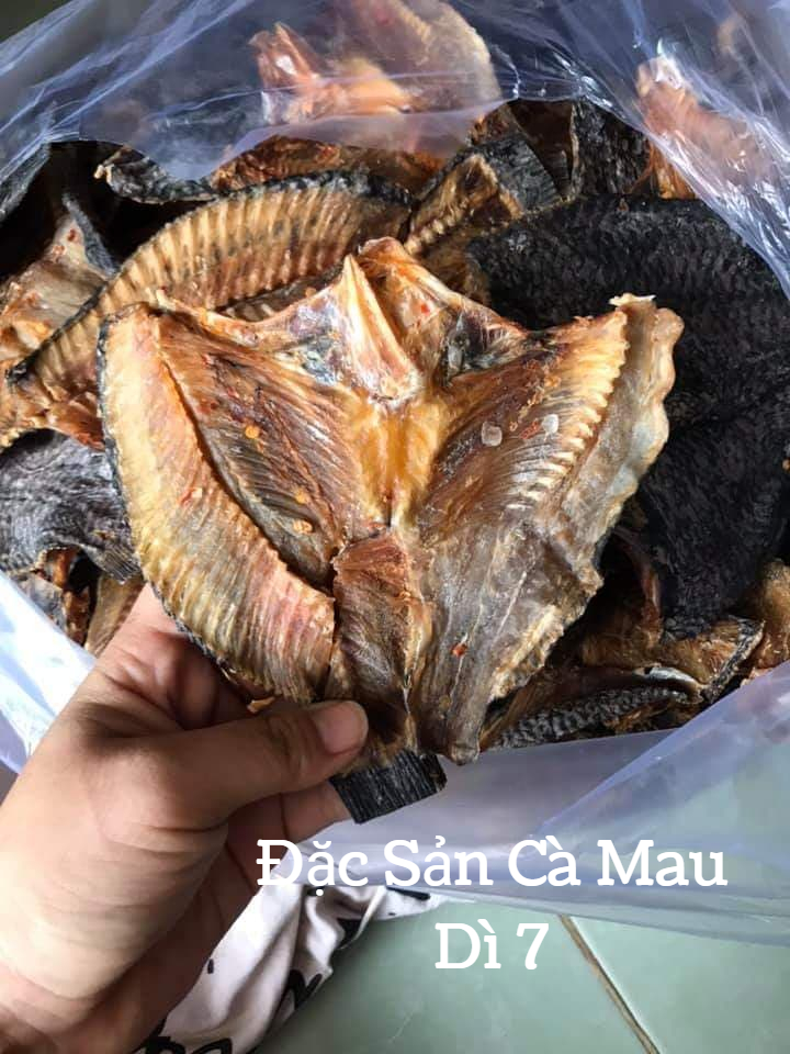 [500Gram] Khô cá rô phi Cà Mau mặn vừa ăn, thơm ngon