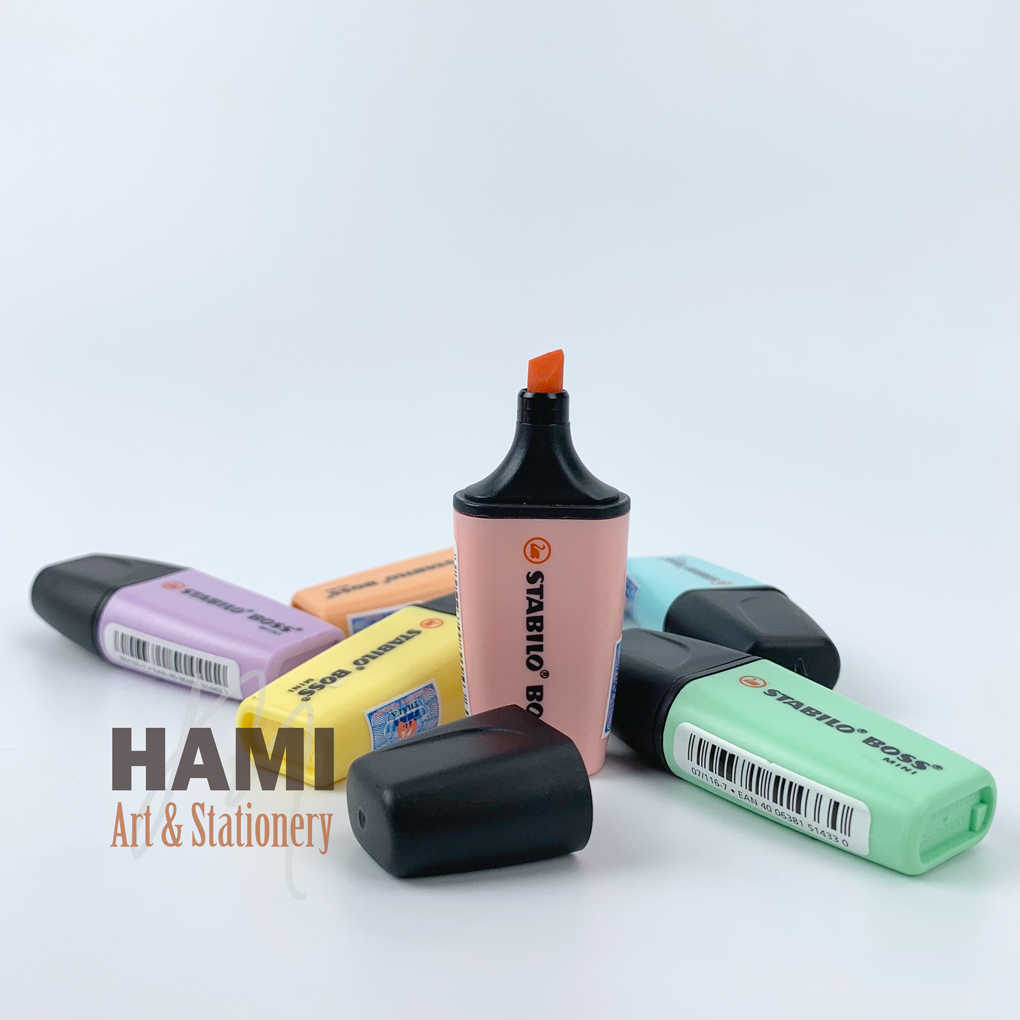 Bút dạ quang STABILO BOSS mini Pastel HLP07