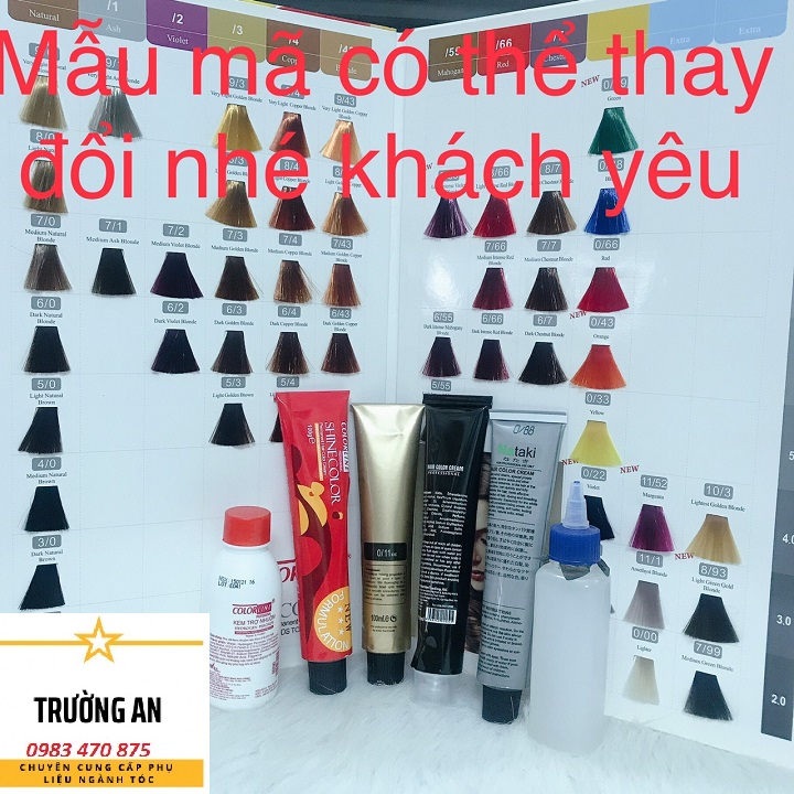 Kem Nhuộm Tóc Màu Xám Khói Tự Nhuộm Tại Nhà 8.11 Light Ash Blonde Hair Color Dye