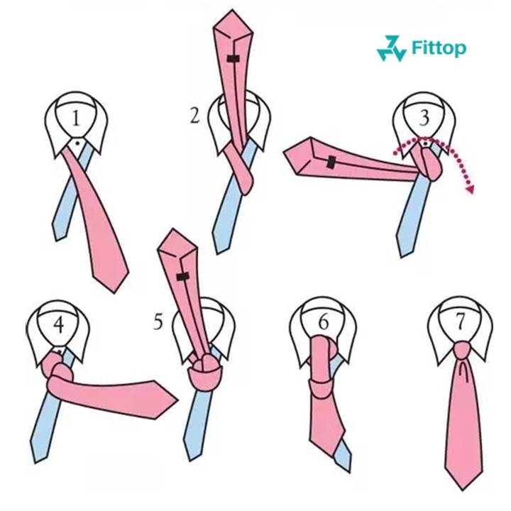 Cà Vạt Nam Công Sở FITTOP CAVAT-012 Bản 8cm