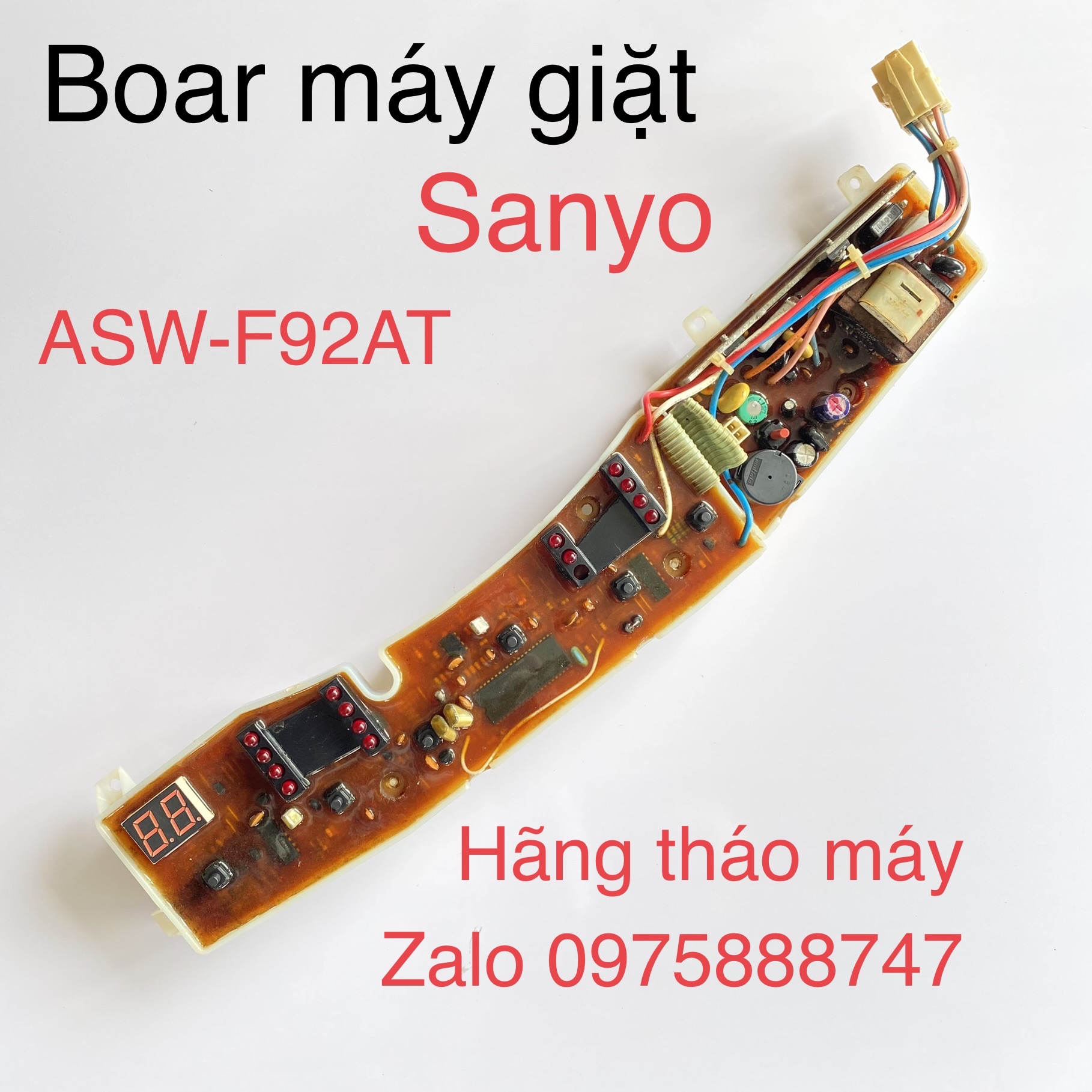 Bo máy giặt Sanyo F92AT( hãng tháo máy )