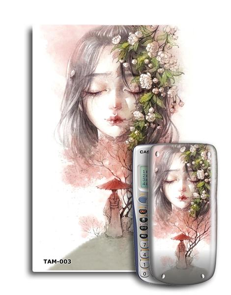 Bộ 2 decal trang trí máy tính cầm tay Anime 006