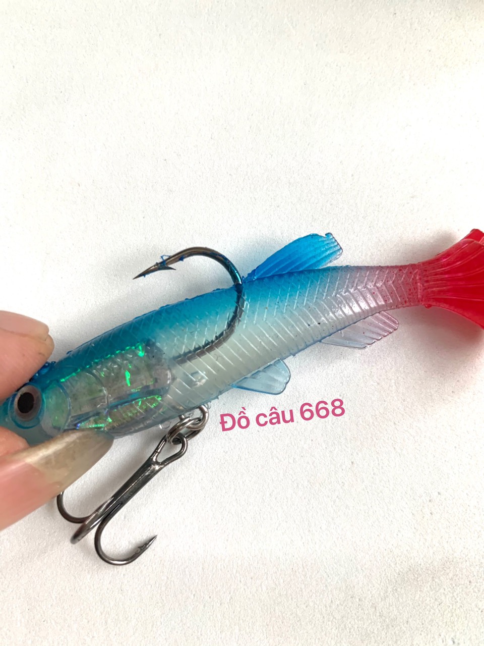 cá giả câu lure , mồi giả câu lure ( combo hộp 5 con )
