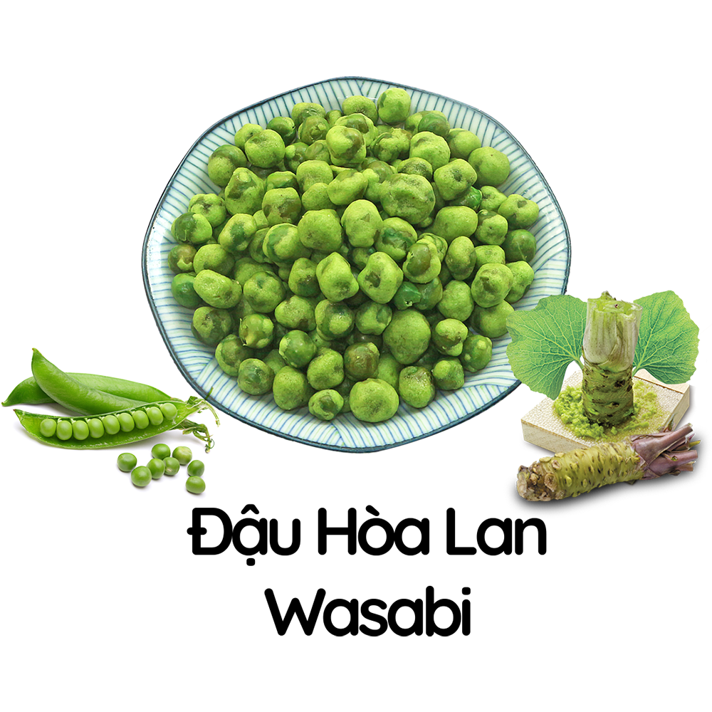 Combo 2 hũ Đậu Hòa Lan Wassabi Tân Tân (190g/hũ)