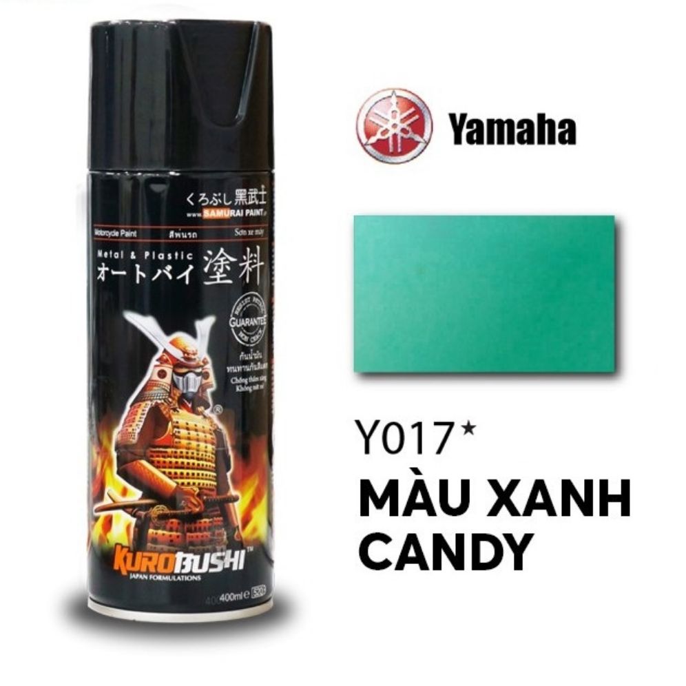 Sơn samurai màu xanh kẹo xanh lá candy y017