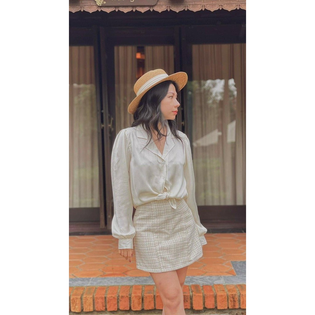 áo somi cổ lụa
