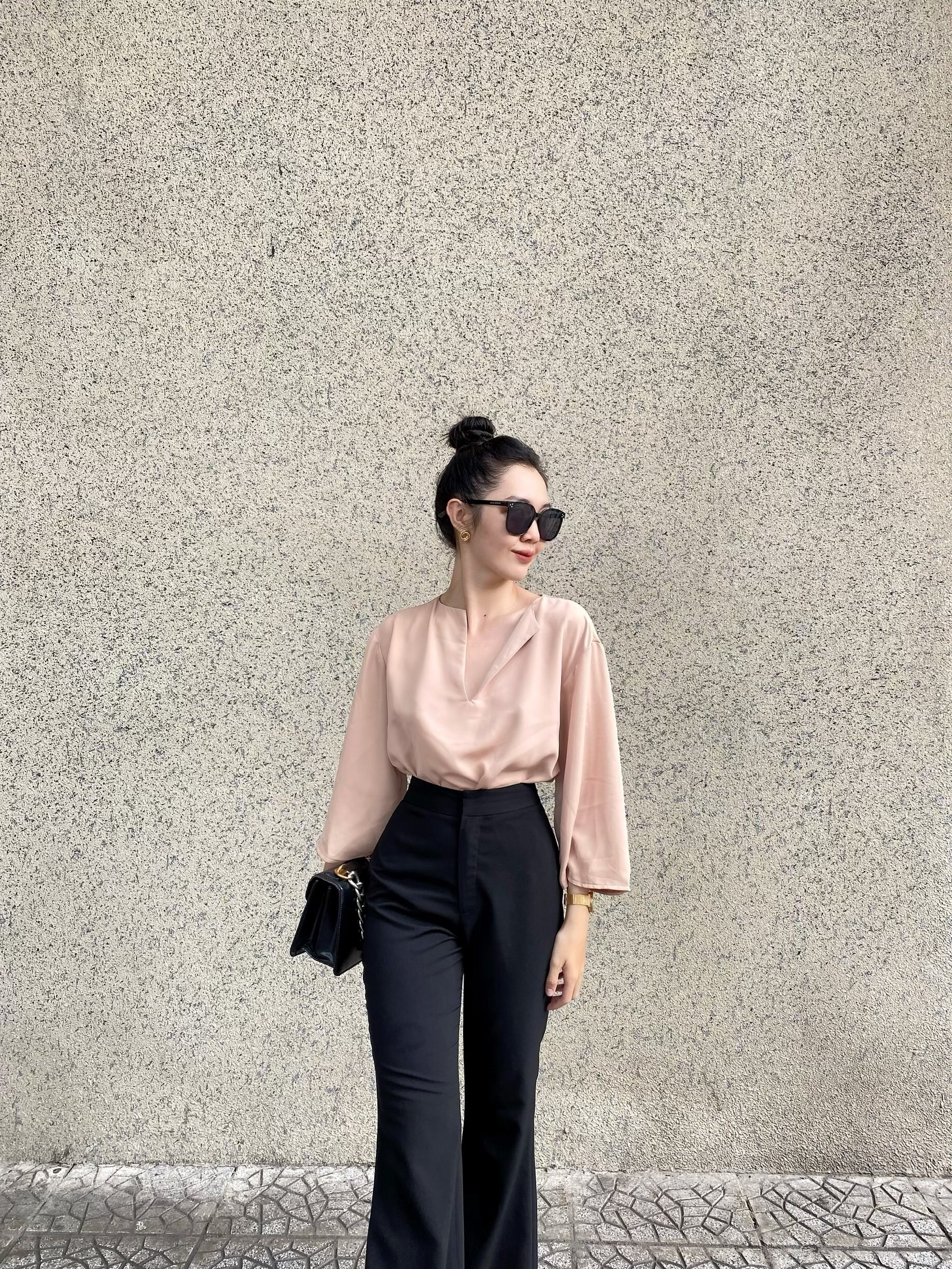 Quần tây ống loe, High Rise Pants - Orli Label